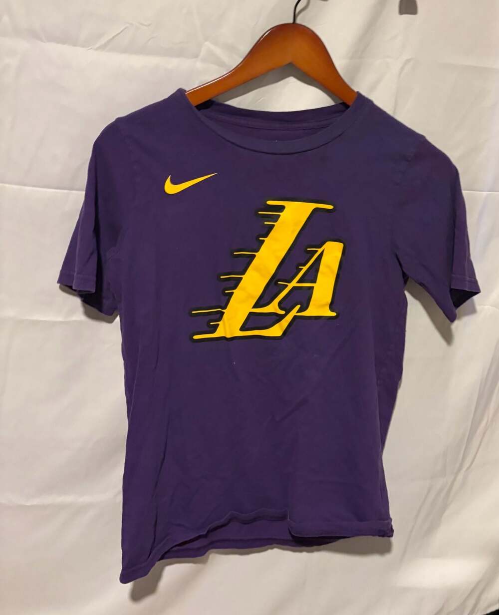 Los Angeles Lakers Nike City Edition Essential Logo T-Shirt - Mens